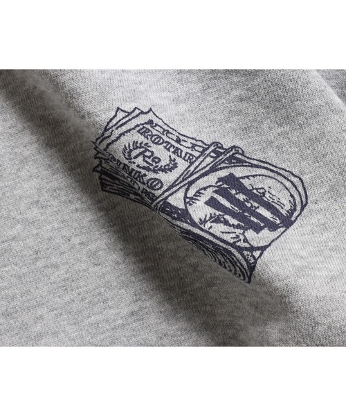 「ROTAR」 スウェットカットソー LARGE ミックスグレー メンズ_画像8