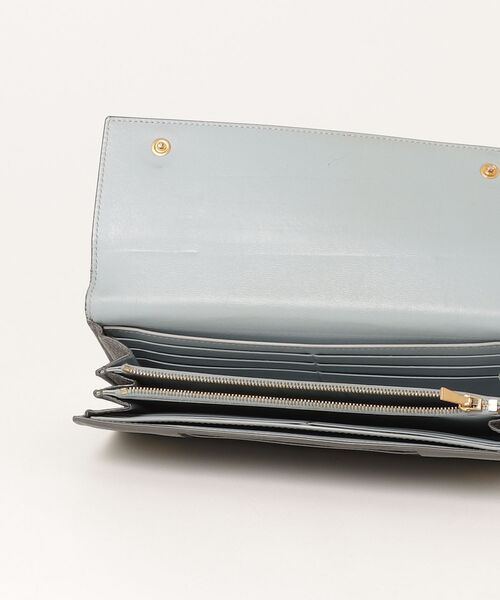 CELINE ラージフラップマルチファンクション長財布 グレー CELINE（セリーヌ） ラージフラップ マルチファンクション 長財布