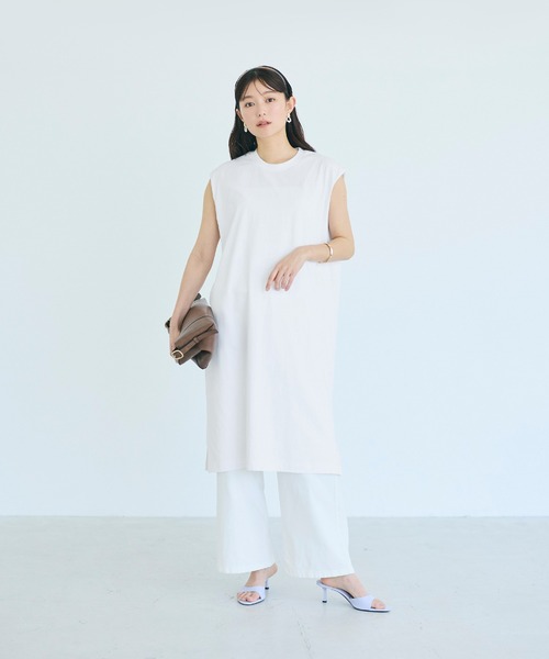 coca（コカ） ワンピース 夏 ノースリーブカットワンピース : ZOZOTOWN