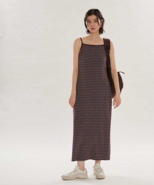 【emmi】ロゴカップ付きパイルワンピース【新品、タグ付き】 emmi ワンピース emmiロゴカップ付きパイルワンピース : ZOZOTOWN