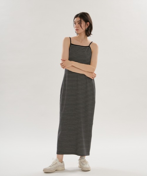 emmi ワンピース emmiロゴカップ付きパイルワンピース : ZOZOTOWN