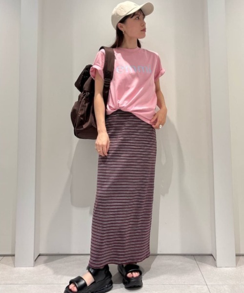 【emmi】ロゴカップ付きパイルワンピース【新品、タグ付き】 emmi ワンピース emmiロゴカップ付きパイルワンピース : ZOZOTOWN