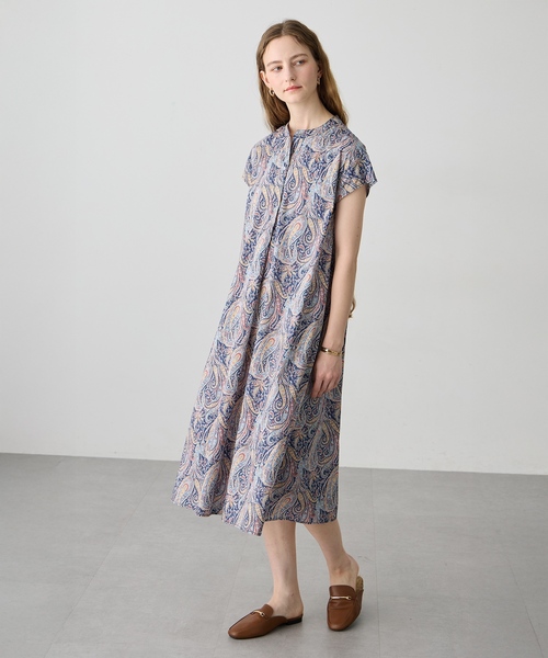 ワンピース 「Liberty」リバティプリントワンピースの画像