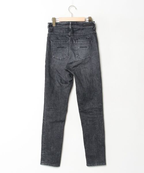 「YANUK」 スキニーデニムパンツ 25inch ブラック レディース_画像2