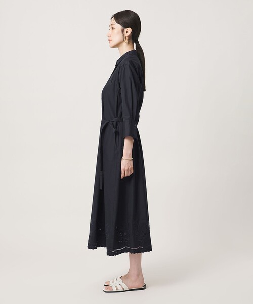 UNITED ARROWS ホワイト シャツワンピース UNITED ARROWS（ユナイテッドアローズ） ワンピース カットワーク