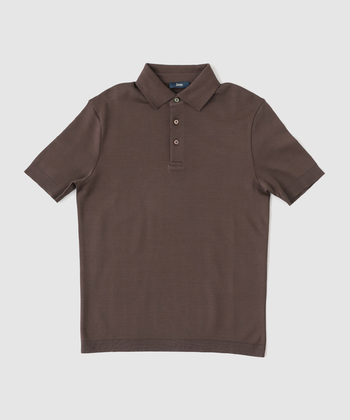 ポロシャツ HERNO(へルノ) Jersey Knit Effect Polo Shirts メンズ レディースの画像