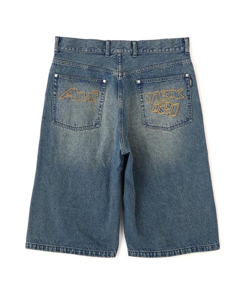 AVIREX（アヴィレックス） ジーンズ GOALERS EMBROIDERY DENIM SHORTS