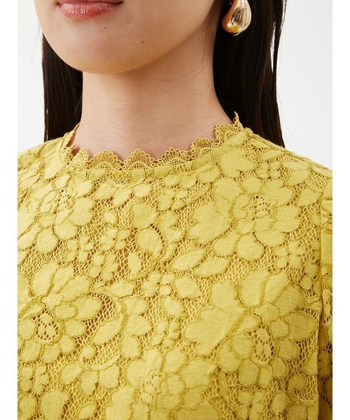 「Mila Owen」 長袖ブラウス 1 イエロー レディース_画像7