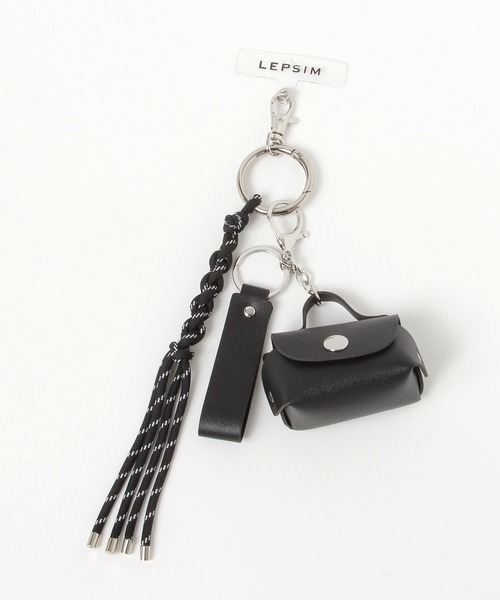 ネームハンドストラップ【むつみ 】チャーム、キーホルダー LEPSIM（レプシィム） キーホルダー ハンドストラップバッグチャーム
