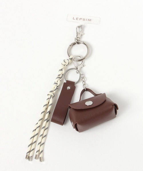 LEPSIM（レプシィム） キーホルダー ハンドストラップバッグチャーム