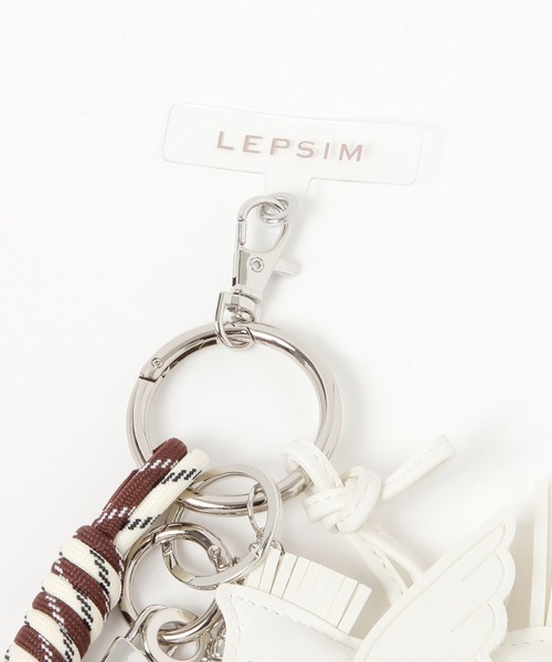 LEPSIM（レプシィム） キーホルダー ハンドストラップバッグチャーム
