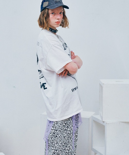 「RNA」 半袖Tシャツ MEDIUM ピンク レディース_画像4