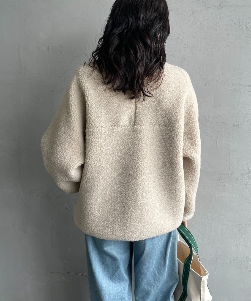 GYMPHLEX（ジムフレックス） ブルゾン アウター ボア フリース COZY
