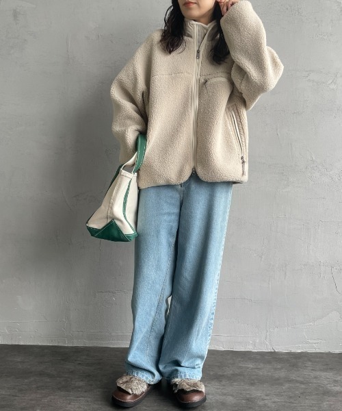 GYMPHLEX（ジムフレックス） ブルゾン アウター ボア フリース COZY