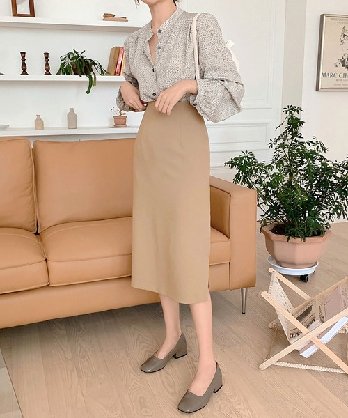 「Dita」 「.KOM」タイトスカート M ベージュ レディース_画像9