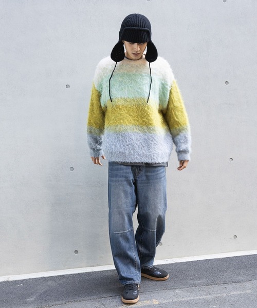 「niko and...」 デニムパンツ LARGE インディゴブルー メンズ_画像6