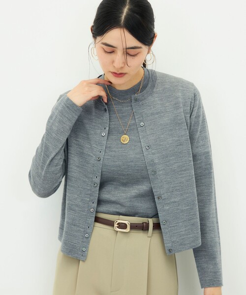 NOLLEY'S Sophi（ノーリーズソフィー） カーディガン 「抗ピンリング