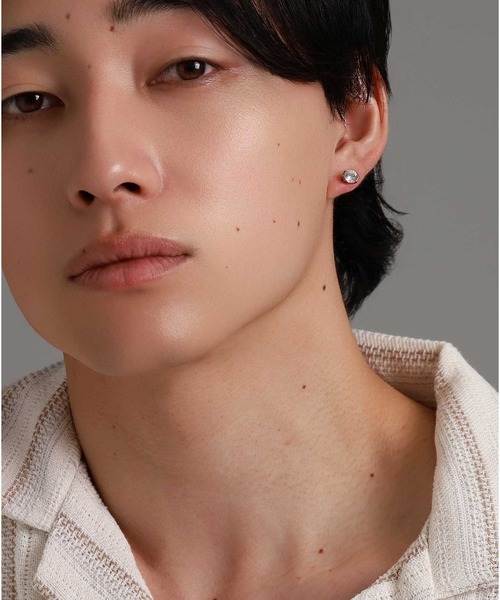 ピアス “BASIC”ブリリアントカットピアス/シルバー925「LION HEART / ライオンハート」 メンズ レディースの画像
