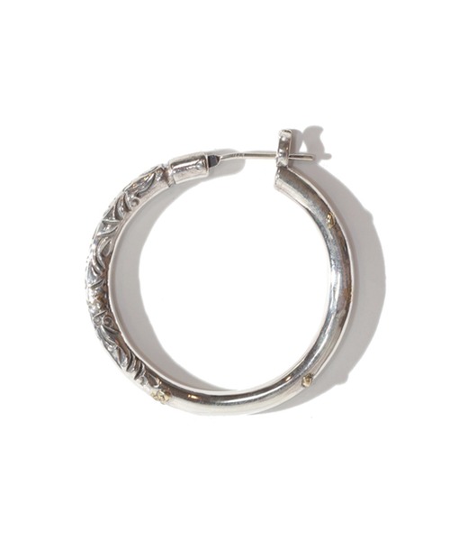 ピアス ピアス/フープ(XL)/アラベスク/ヘビー/ゴールドダスト メンズ レディース