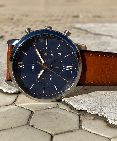 FOSSIL（フォッシル） 腕時計 腕時計 メンズ アナログ レザー FS5453