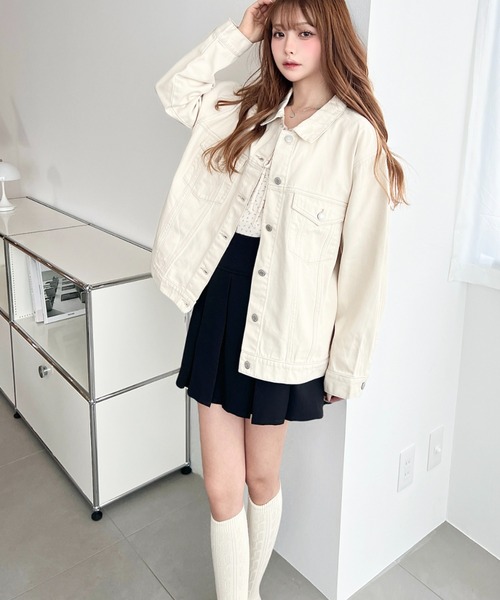 moment+ デニムジャケット gジャン ヘビーウェイトデニムオーバー