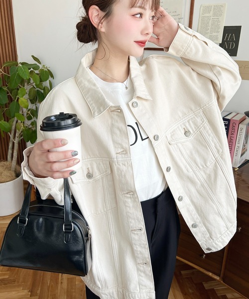 moment+ デニムジャケット gジャン ヘビーウェイトデニムオーバー