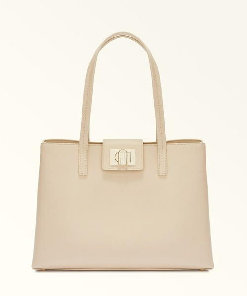 3/23まで、FURLA トートバッグ FURLA（フルラ） トートバッグ VITTORIA L TOTE ヴィットリア グレイン