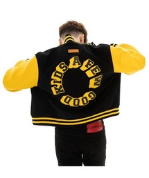 A FEW GOOD KIDS AFGK 3D LOGO  スタジャン　正規品L Shop Now A Few Good Kids 3D Rhinestone Logo Varsity Jacket