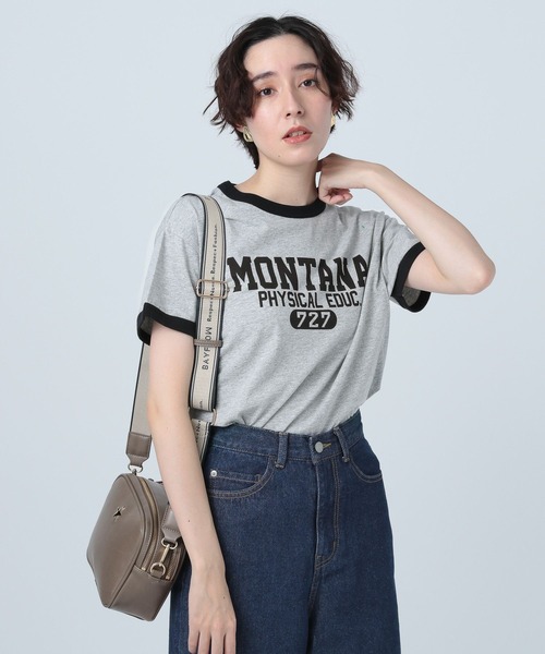 tシャツ 「別注」Champion / リンガー Tシャツ レディース 別注】 ＜CHAMPION＞ リンガー Tシャツ