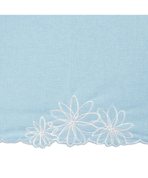 傘 完全遮光100% 最強の日傘「UVO（ウーボ）」 12本骨 長傘 刺繍フラワー Wpc. レディースの画像
