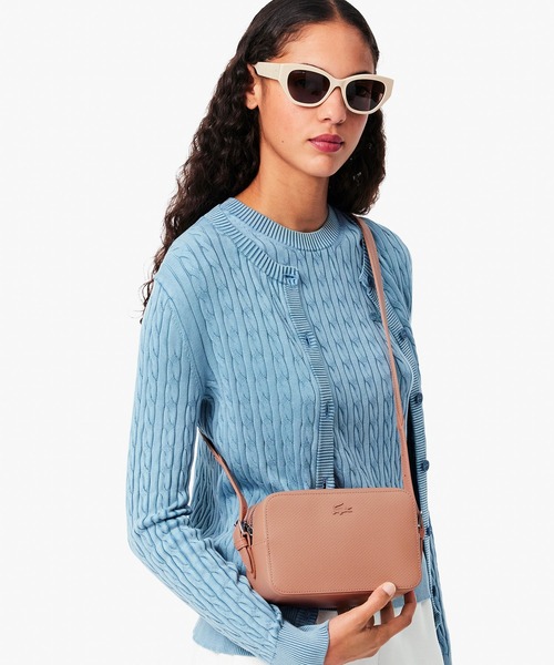 【美品】LACOSTE ショルダーバック LACOSTE（ラコステ） ショルダーバッグ レディース シャンタコ