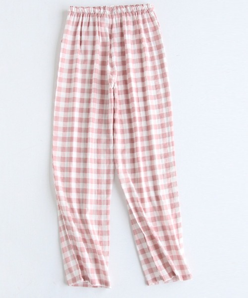 ルームパンツ DAY CLOSET パンツ レディース ギンガムチェックリラックス