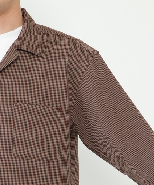 capertica ヤク混フランネル　CPOシャツ　サイズ1 定価29700円 ikka（イッカ） シャツ 「イージーケア」LANATEC CPOシャツ メンズ