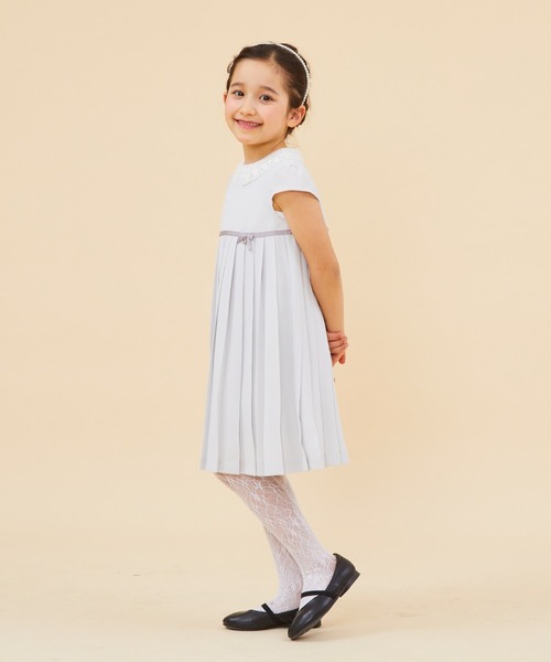 CHOPIN ワンピース プリーツ切り替えワンピース キッズ 子供服