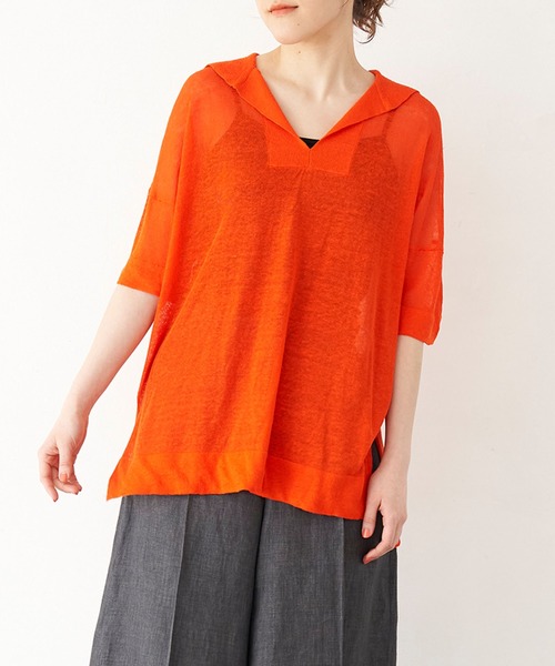 LA MARINE FRANCAISE アンゴラ60%混 ニット　ベージュ アンゴラショートニット | ファッション通販サイト NUGU