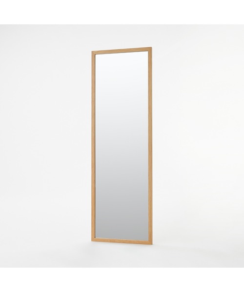 無印良品（MUJI） インテリア 壁に付けられる家具ミラー オーク材 中