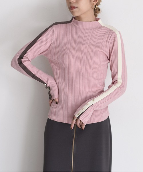 Eimee Law（エイミーロウ） ニット セーター 配色ラインランダム