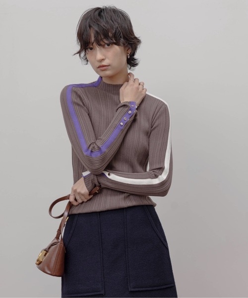 Eimee Law（エイミーロウ） ニット セーター 配色ラインランダム