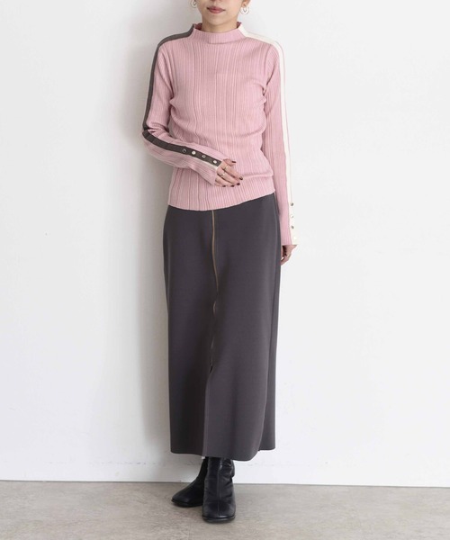 Eimee Law（エイミーロウ） ニット セーター 配色ラインランダム