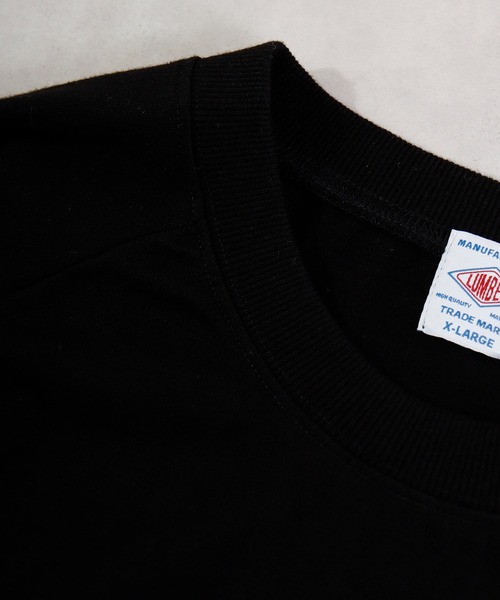 LUMBER tシャツ スイッチングポケット長袖Tシャツ メンズ レディース