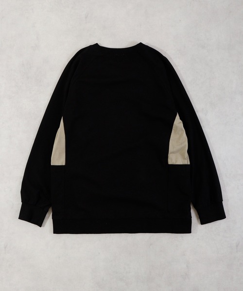 LUMBER tシャツ スイッチングポケット長袖Tシャツ メンズ レディース