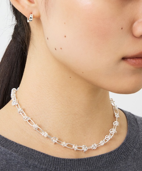 チョーカー 「quip queint」oval sway choker SV / QU037 レディースの画像