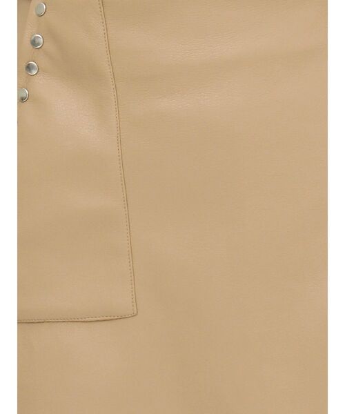 EVRIS（エヴリス） スカート フェイクレザースタッズミニスカート