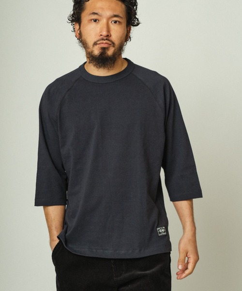 BIG MIKE（ビッグマイク） tシャツ ラグランスリーブ 七分袖Tシャツ