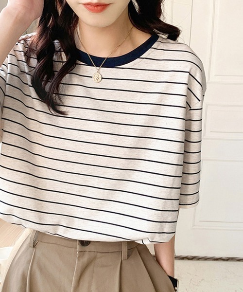 miniministore（ミニミニストア） tシャツ トップス ボーダー柄 t