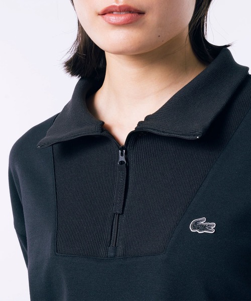 LACOSTE トレーナー スウェット 接触冷感 吸水速乾 COOL MAX
