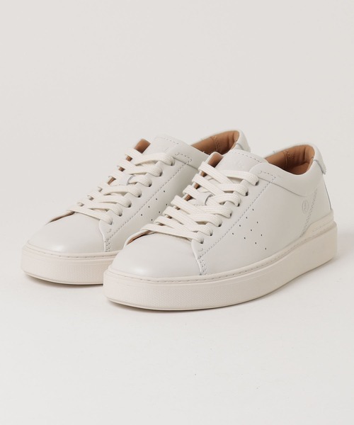 【新品未使用】Clarks Tri Clara ホワイト レザー スニーカー Trigenic2Tact. / レディーストライジェニック2タクト （ホワイト