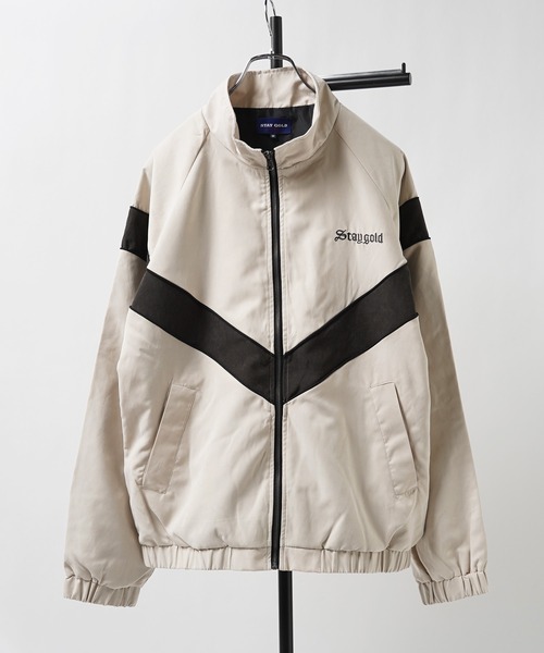 STAY GOLD（ステイゴールド） ナイロンジャケット 「STAYGOLD」ロゴ