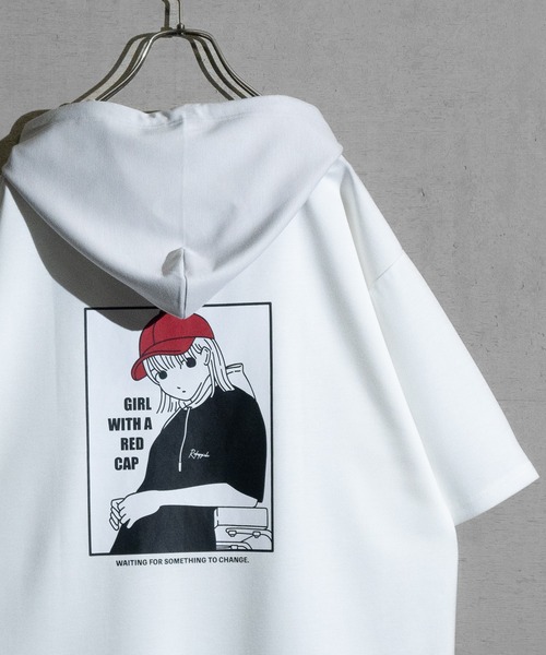 the red thread パーカー RED CAP GIRL パーカー 「a-r」「Red Cap Girl/レッドキャップ