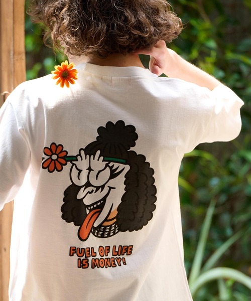 UN-FILLED tシャツ mt9099- GERBERA HAND POP ART -HEAVY WEIGHT